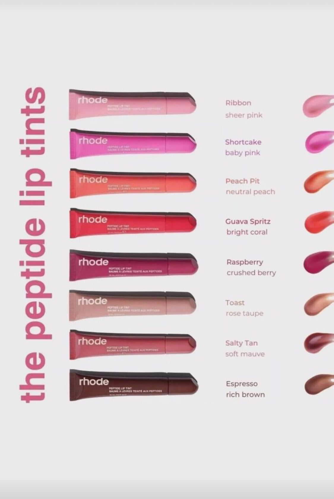 Rhode Peptide Lip tint