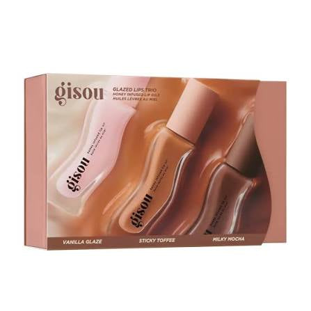 Gisou Autumn Lip Gloss Gift Set ( With Box packaging)