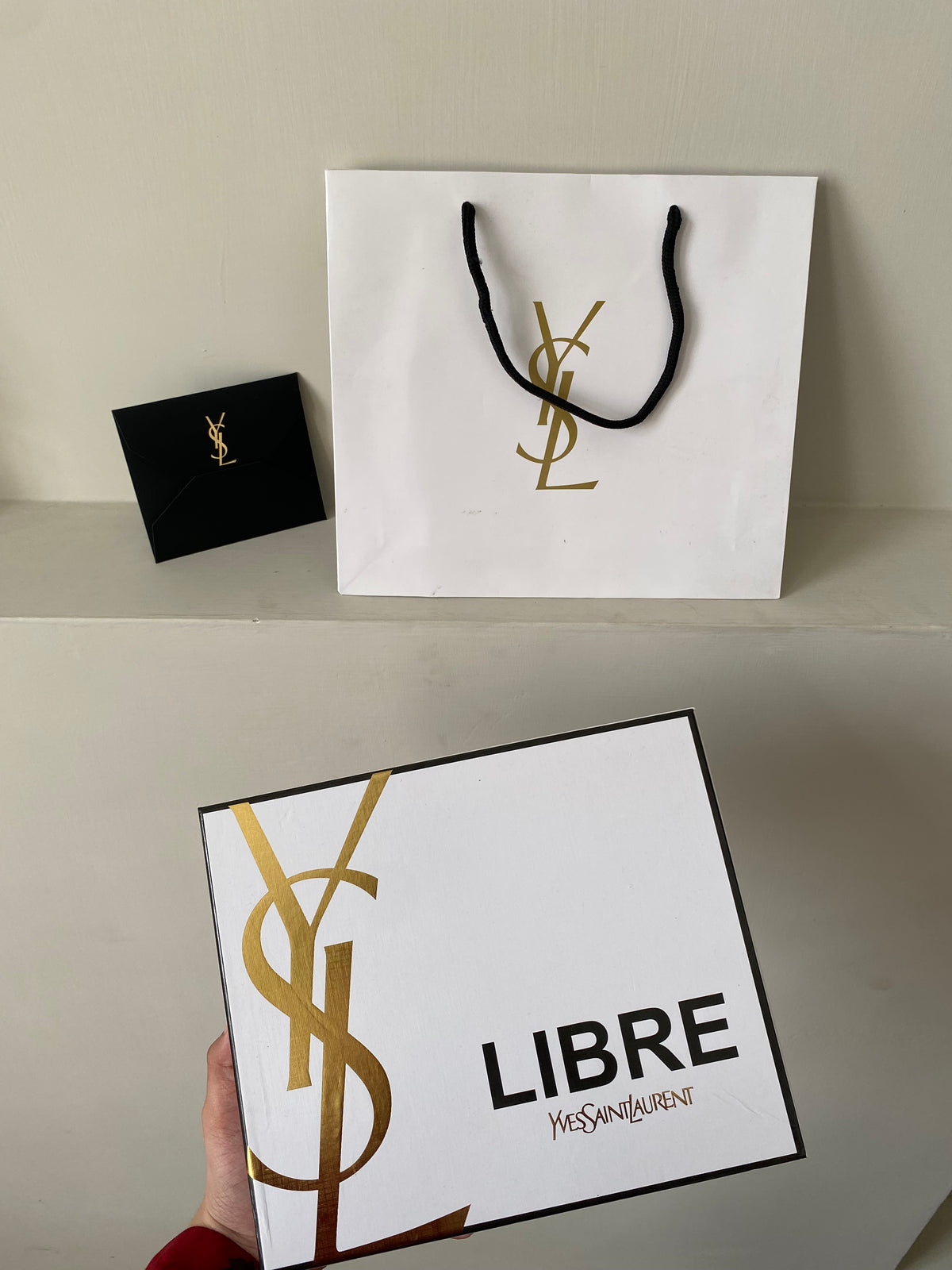 Ysl Libre Makeup Gift Box ( with bag , cards & Box )