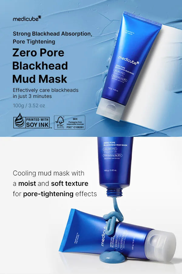Medicube Zero Pore Blackhead Mud Mask - 100g