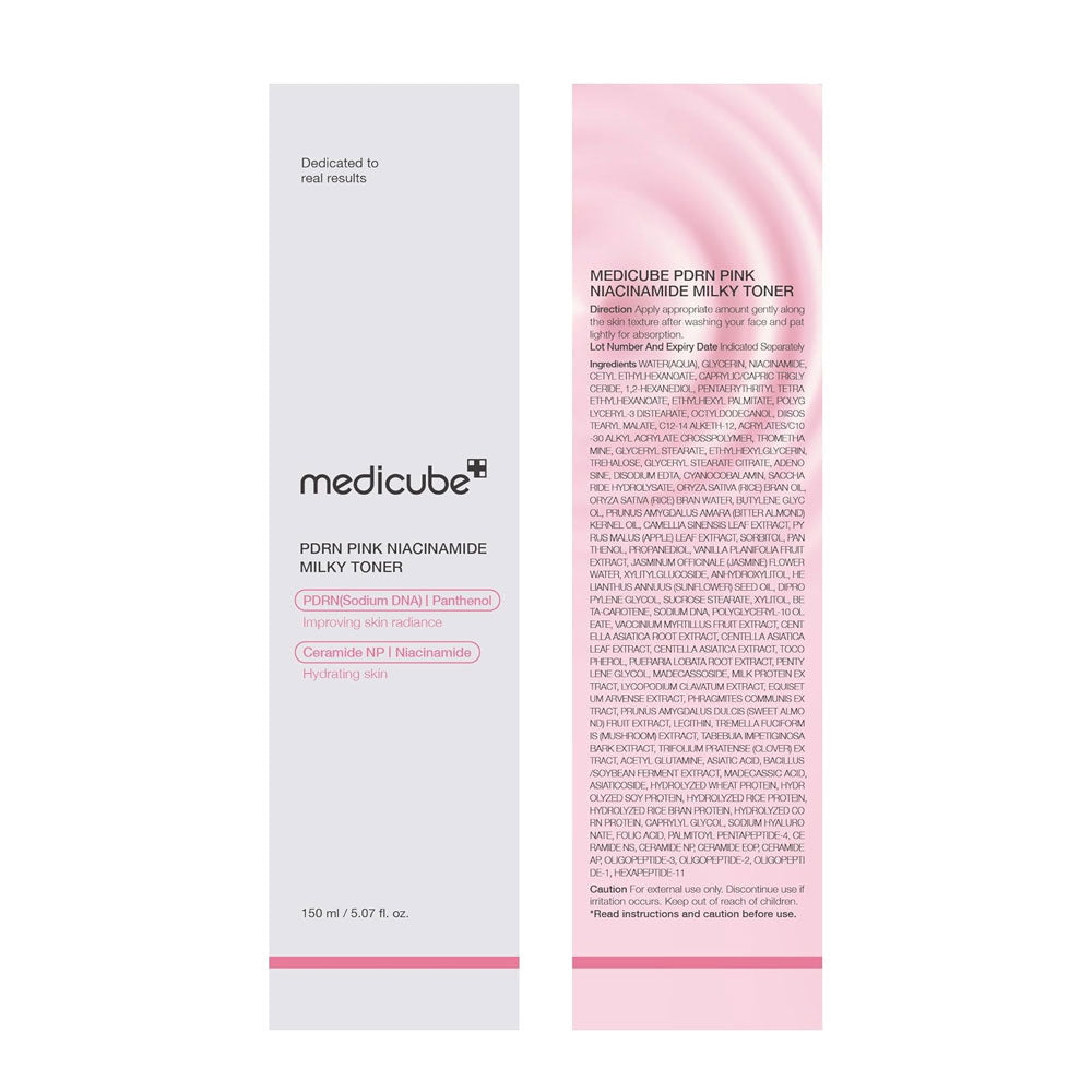 Medicube - PDRN Pink Niacinamide Milky Toner 150ml