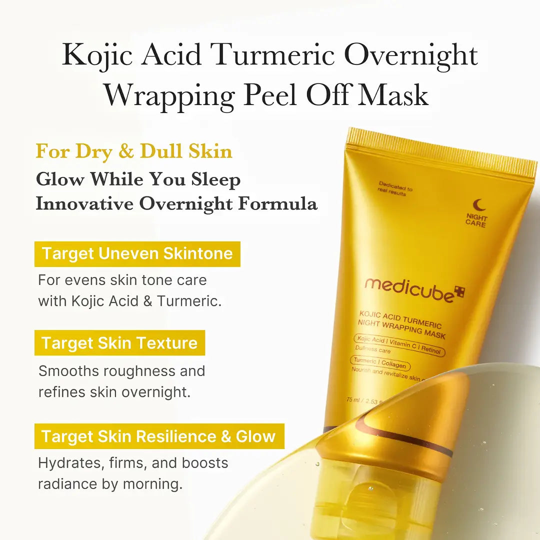 Medicube Kojic Acid Turmeric Night Wrapping Mask – 75ml